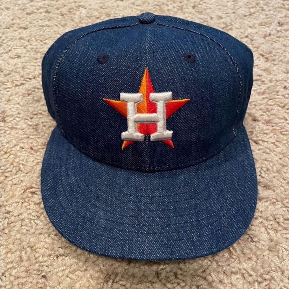 New Era X Todd Snyder Houston Astros Denim Baseball Cap
